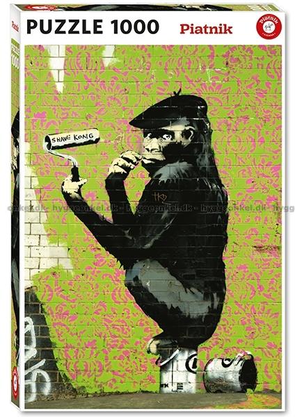 Piatnik Puzzle Banksy Roller Chimp - 9001890571343 - Piatnik - The Little Lost Bookshop