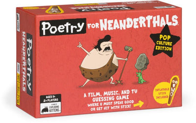 Poetry for Neanderthals - Pop Culture Edition - 810083047195 - Game - Exploding Kittens - The Little Lost Bookshop