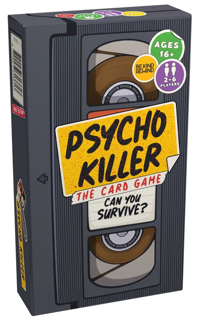 Psycho Killer: A Card Game for Psychos - 8720077313613 - Game - Escape Tabletop Games - The Little Lost Bookshop