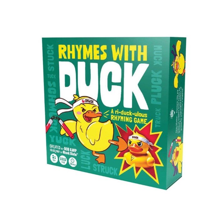 Rhymes With Duck: A Ri - duck - ulous Rhyming Game - 198715300901 - The Little Lost Bookshop - The Little Lost Bookshop