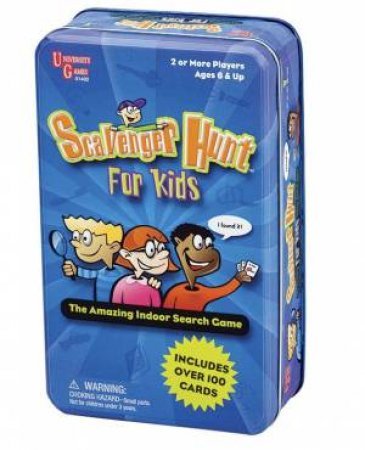 Scavenger Hunt for Kids - in a tin - 794764014921 - The Little Lost Bookshop - The Little Lost Bookshop