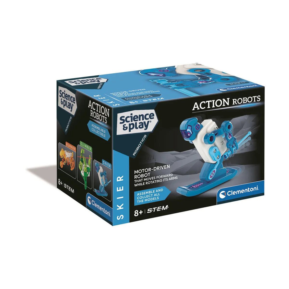Science & Play: Action Robots (Skier) - 8005125751365 - Game - The Little Lost Bookshop