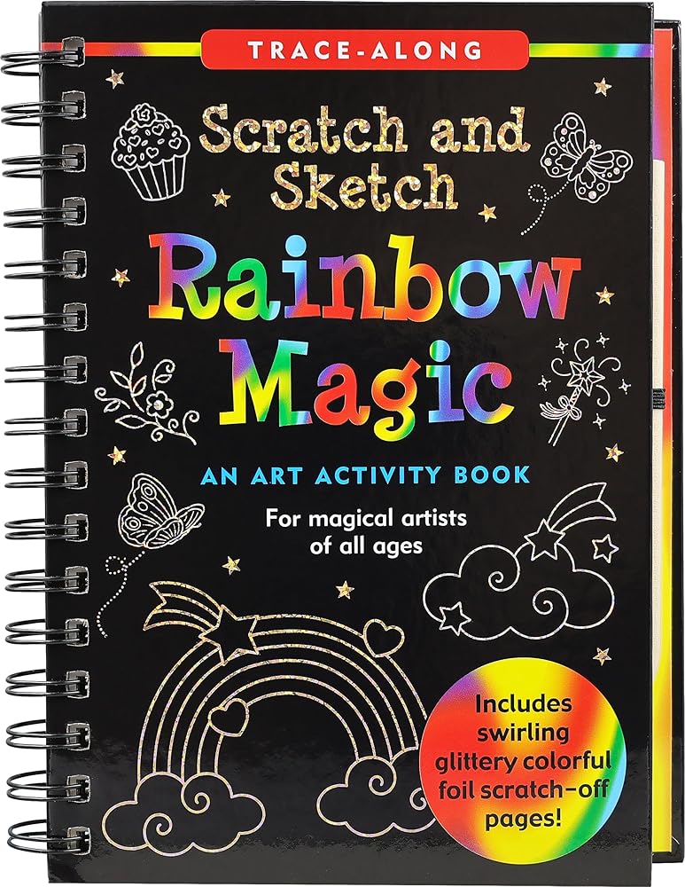 Scratch and Sketch Rainbow Magic - 9781441343659 - Barbara Paulding - Peter Pauper Press - The Little Lost Bookshop