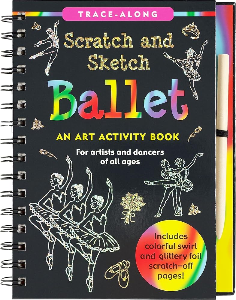 Scratch & Sketch Ballet (Trace Along) - 9781441333995 - Peter Pauper Press - Peter Pauper Press - The Little Lost Bookshop