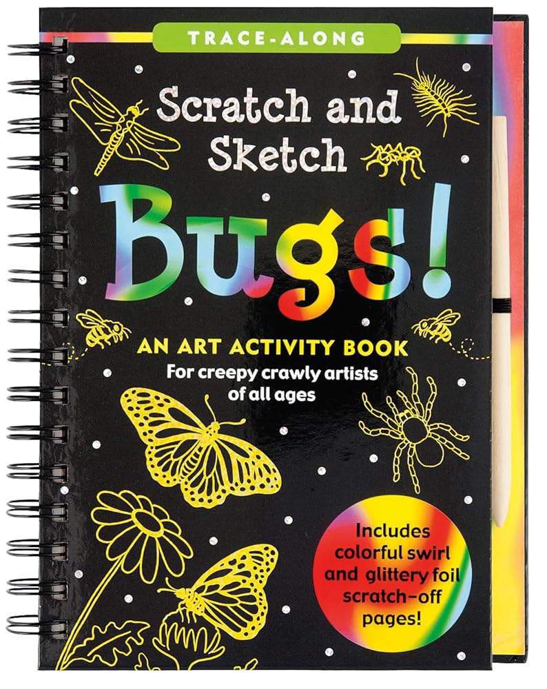 Scratch & Sketch Bugs (Trace Along) (Scratch and Sketch) - 9781441317476 - Betsy Kelley, Martha Day Zschock - Peter Pauper Press, Inc. - The Little Lost Bookshop