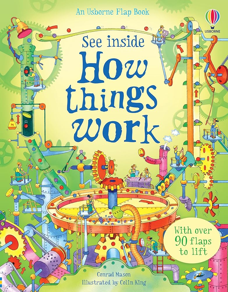 See Inside How Things Work - 9780746098516 - Conrad Mason - Usborne - The Little Lost Bookshop