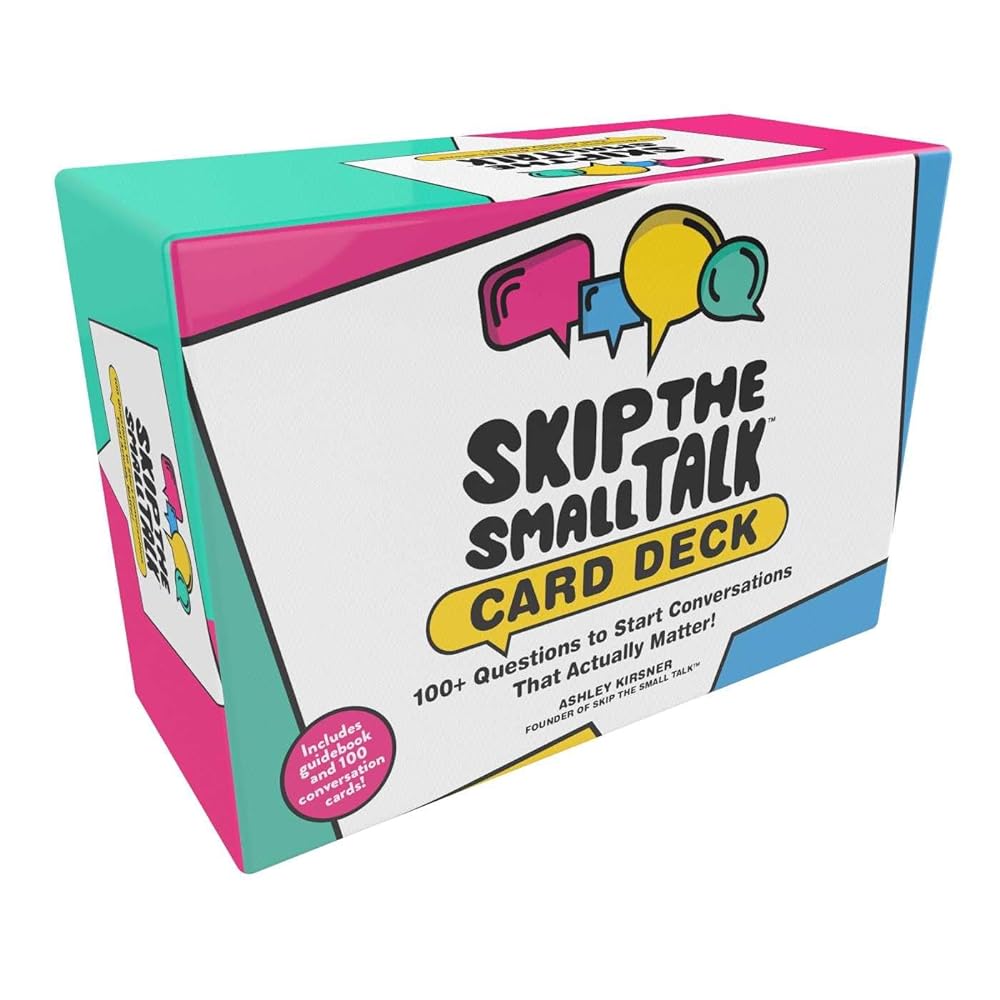 Skip the Small Talk Card Deck: 100+ Questions to Start Conversations That Actually Matter! - 9781507221976 - Ashley Kirsner - Adams Media - The Little Lost Bookshop