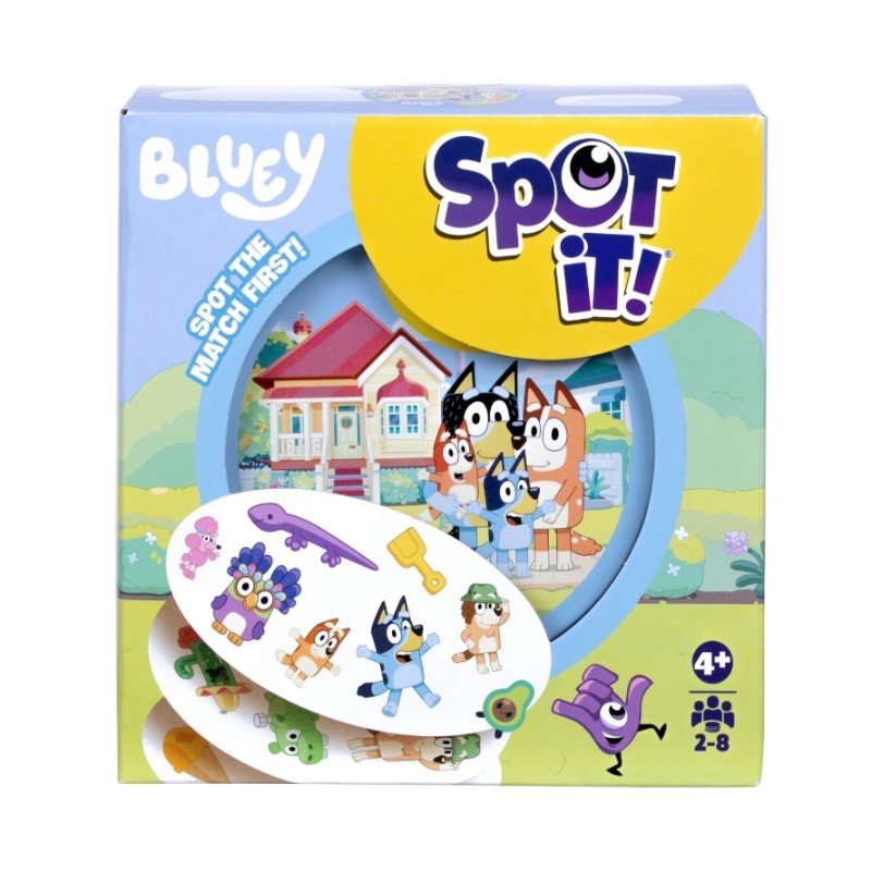 Spot It! Bluey Edition: Spot The Matches First - 3558380129073 - The Little Lost Bookshop - The Little Lost Bookshop