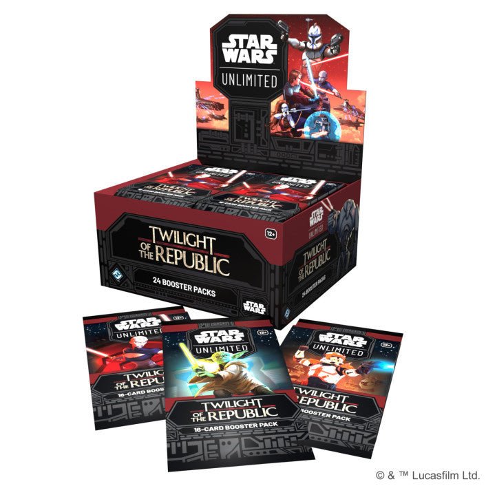 Star Wars Unlimited - Twilight of the Republic Booster Pack - 841333122225 - Card Game - Star Wars Unlimited - The Little Lost Bookshop