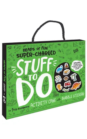 Heaps of Fun Super-Charged Stuff to Do - Bubble Sticker Activity Case