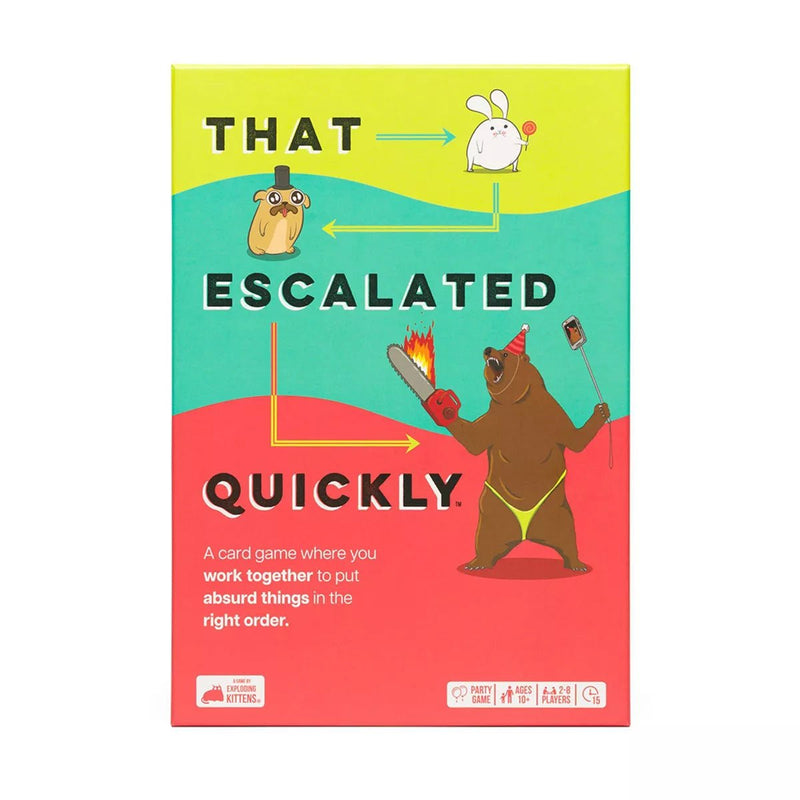 That Escalated Quickly - 810083045641 - Exploding Kittens - The Little Lost Bookshop