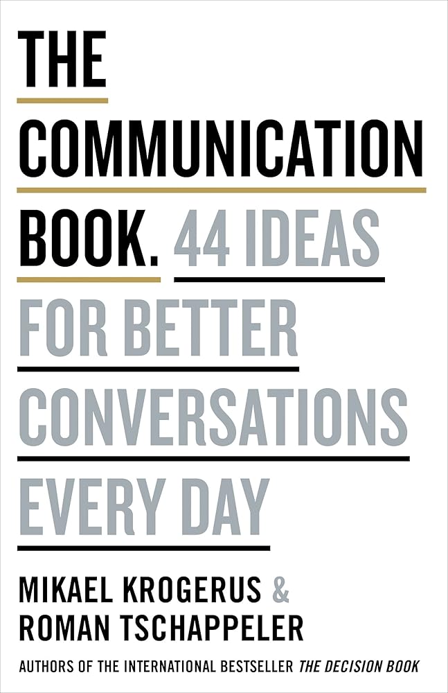 The Communication Book - 9780241982280 - Roman Tschäppeler Mikael Krogerus - Penguin - The Little Lost Bookshop