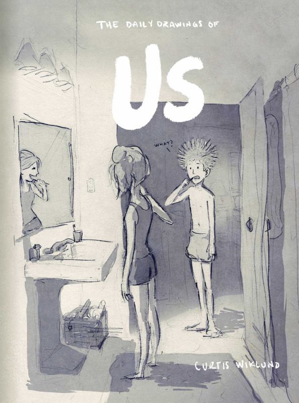 The Daily Drawings of Us - 9781449483463 - Curtis Wiklund - Andrews McMeel Publishing - The Little Lost Bookshop
