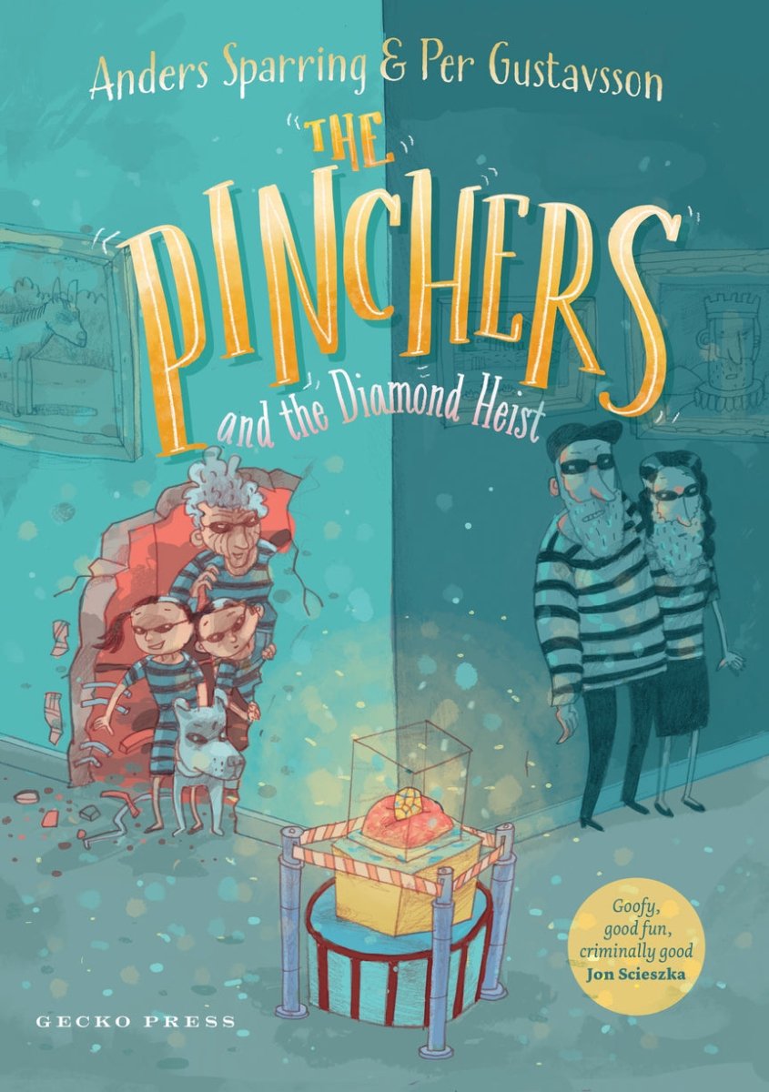 The Pinchers and the Diamond Heist - 9781776575671 - Anders Sparring & Per Gustavsson - Gecko Press - The Little Lost Bookshop