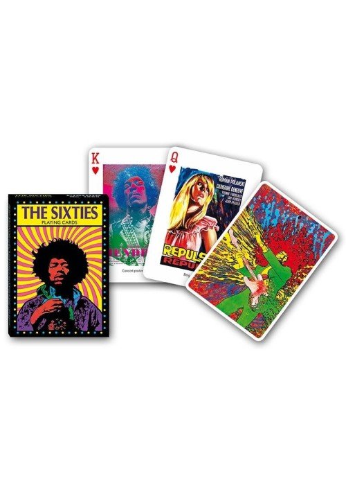 The Sixties Playing Cards - 9001890166617 - The Little Lost Bookshop - The Little Lost Bookshop
