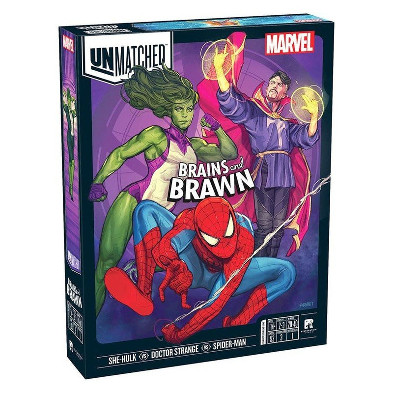 Unmatched Marvel Brains & Brawn - 857476008678 - Game - The Little Lost Bookshop