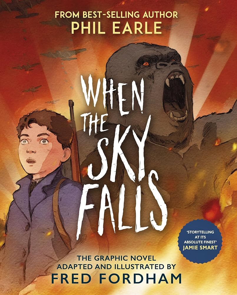 When the Sky Falls: Graphic Novel - 9781839135620 - Phil Earle, Fred Fordham - Andersen Press - The Little Lost Bookshop