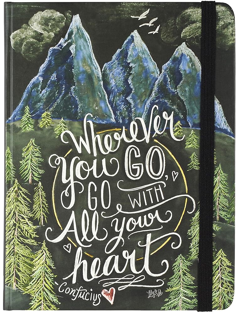 Wherever You Go, Go with All Your Heart Journal (Diary, Notebook) - 9781441324917 - Inc. Peter Pauper Press, Lily and Val - Peter Pauper Press - The Little Lost Bookshop