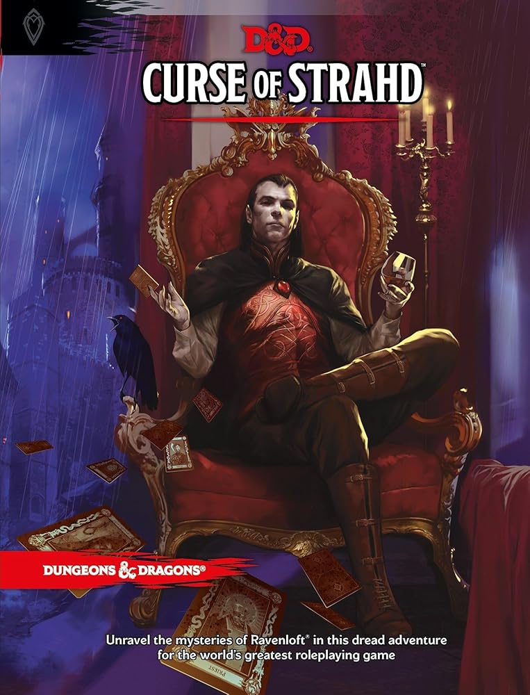 Wizards of the Coast D&D Dungeons & Dragons Curse of Strahd Hardcover - 9780786965984 - Wizards RPG Team - Wizards of the Coast - The Little Lost Bookshop