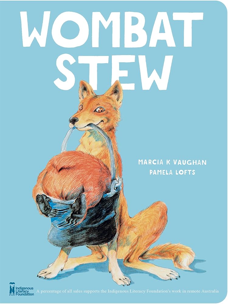 Wombat Stew [Board book] - 9781761120060 - Marcia Vaughan - Scholastic - The Little Lost Bookshop