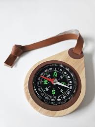 Wooden Compass - 437 - QToys - The Little Lost Bookshop