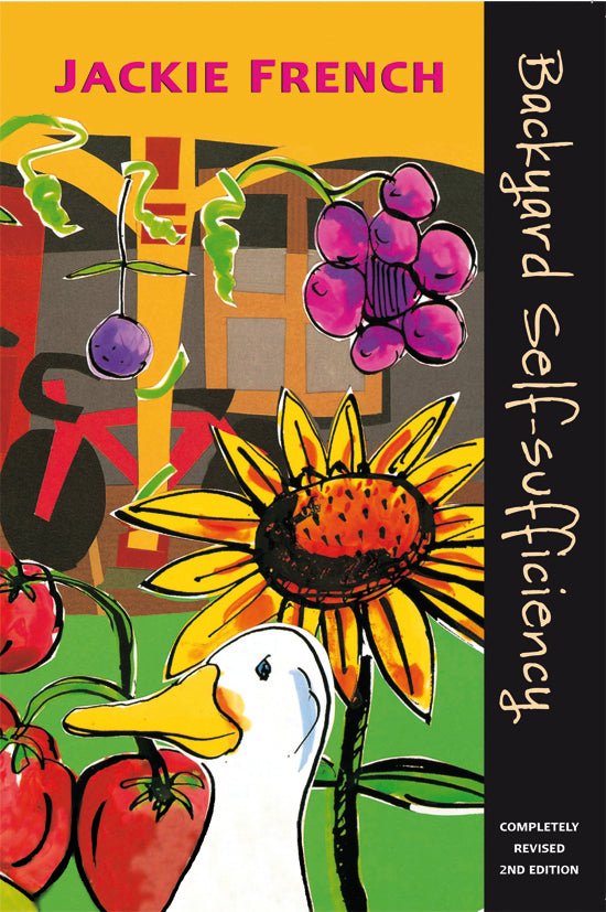 Backyard Self-Sufficiency - 9780947214586 - Jackie French - Manna Trading - The Little Lost Bookshop