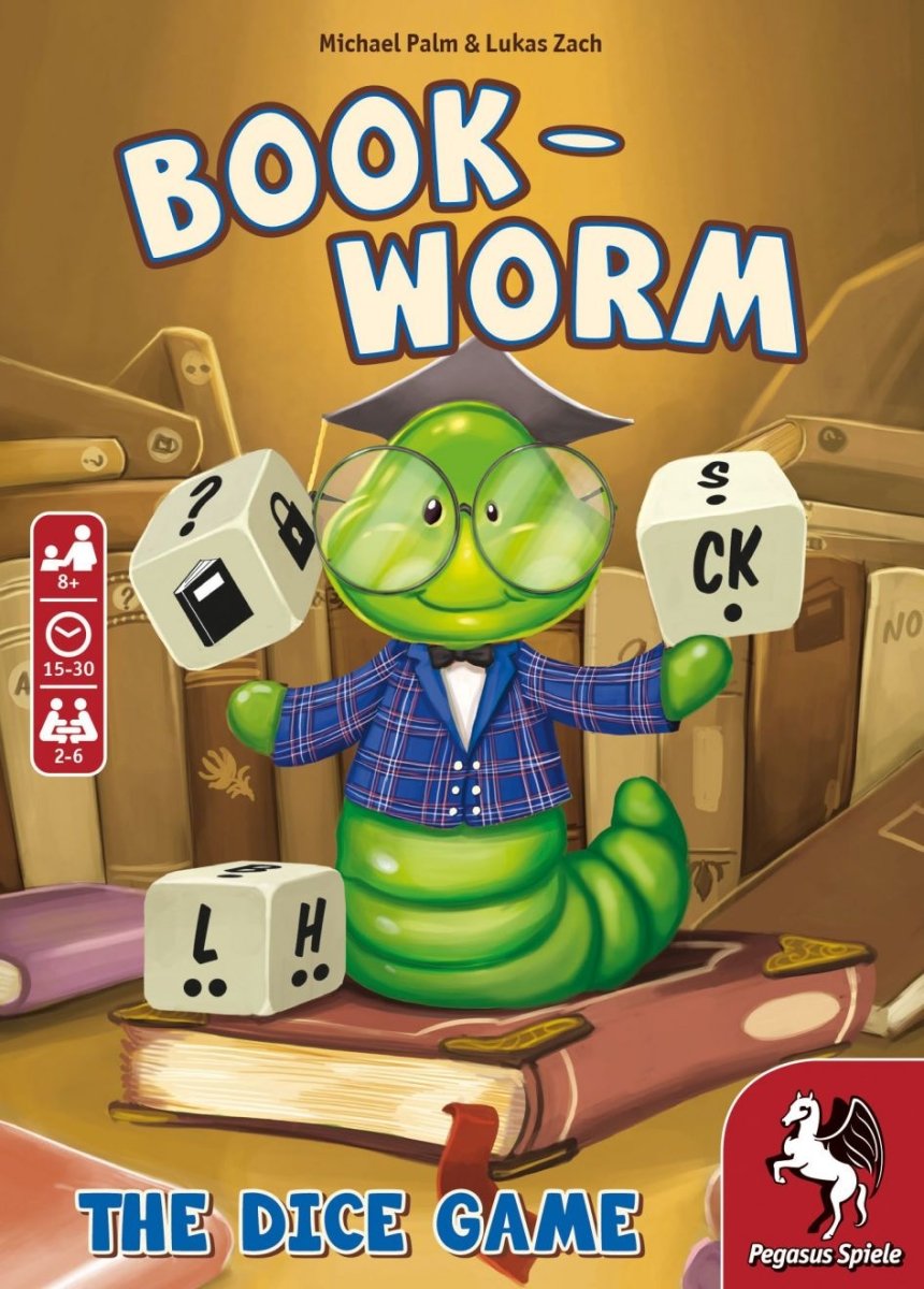Bookworm the Dice Game - 4250231726293 - Game - Pegasus Spiele - The Little Lost Bookshop