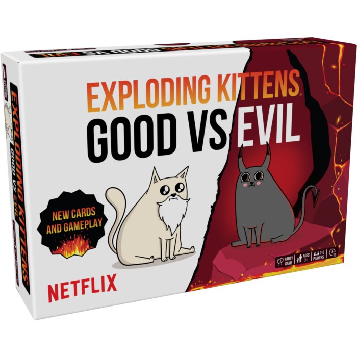 Exploding Kittens: Good vs Evil - 810083044255 - Board Games - The Little Lost Bookshop