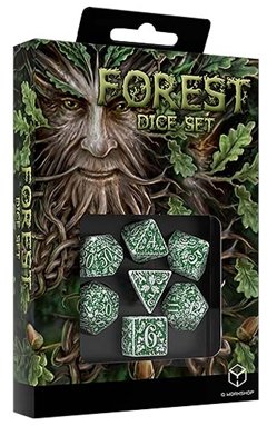 Forest Dice Set 7 (Tundra) - 5907699496402 - Board Games - The Little Lost Bookshop