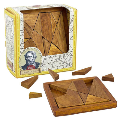 Great Minds: Archimedes Tangram Puzzle - 5060036531409 - Jedko Games - The Little Lost Bookshop