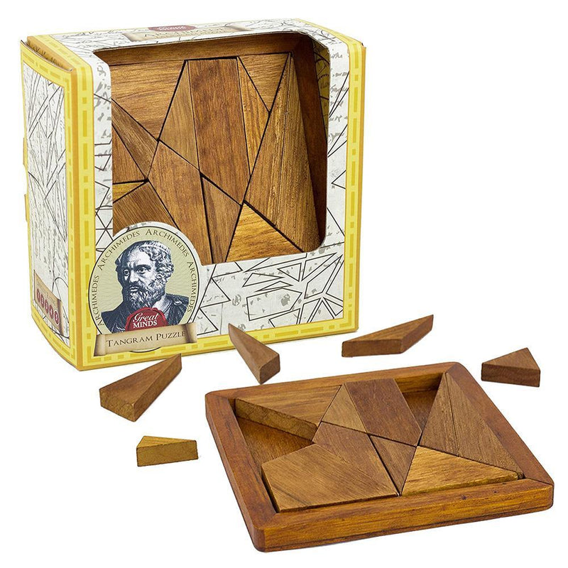 Great Minds: Archimedes Tangram Puzzle - 5060036531409 - Jedko Games - The Little Lost Bookshop