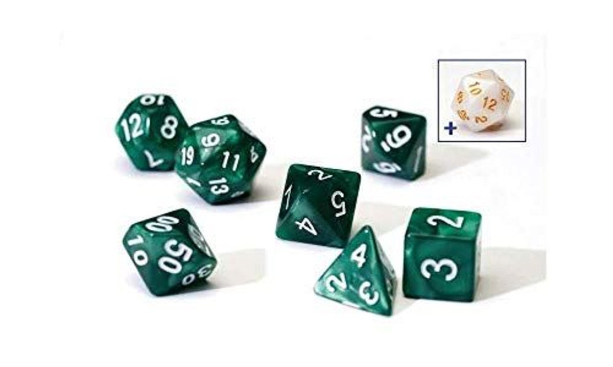 Sirius Dice - Pearl Green - 850001609012 - Board Games - The Little Lost Bookshop