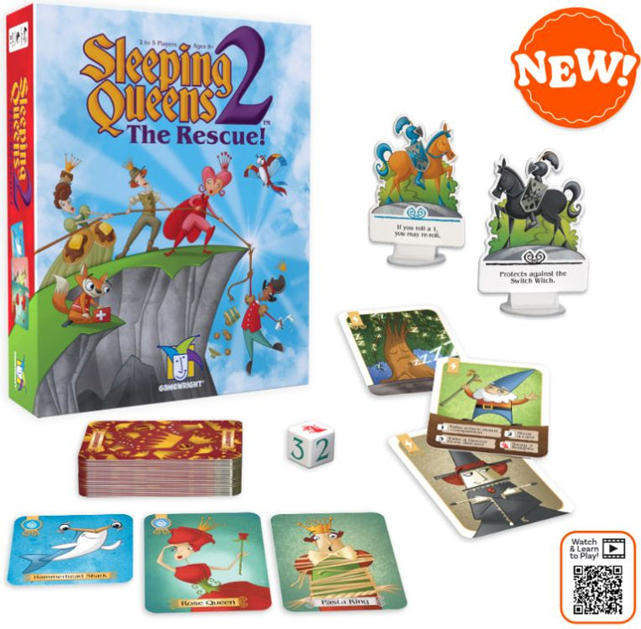 Sleeping Queens 2 - 759751001223 - Jedko Games - The Little Lost Bookshop