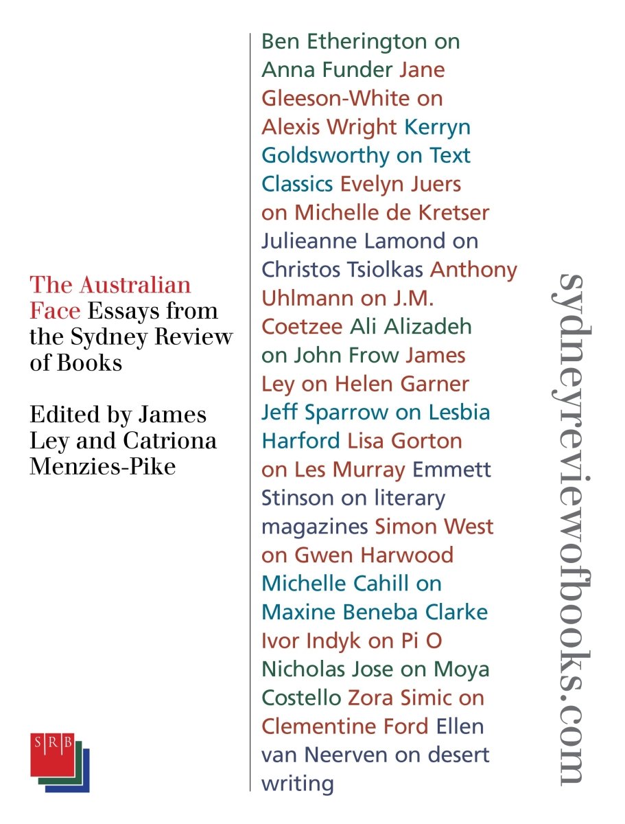 The Australian Face - 9780648062103 - James Ley - Giramondo Publishing - The Little Lost Bookshop