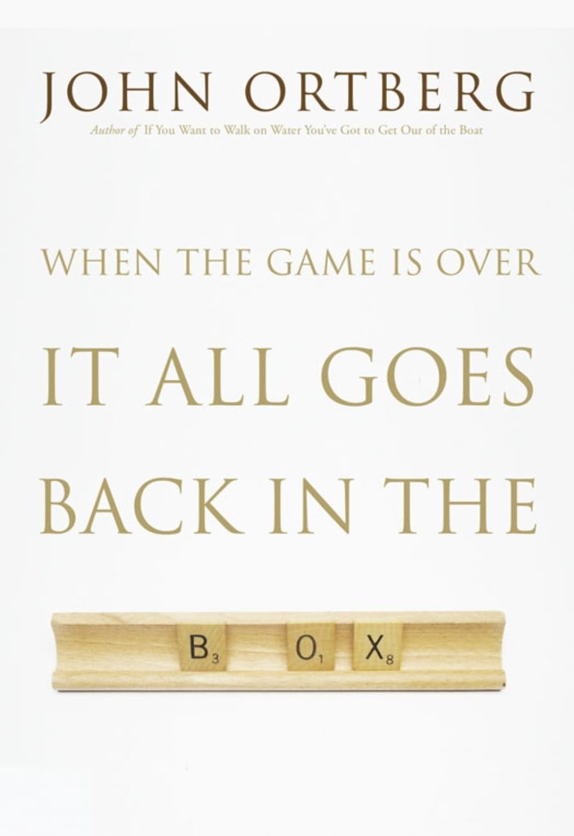 When the Game is Over, It All Goes Back in the Box - 9780310340546 - John Ortberg - Zondervan - The Little Lost Bookshop
