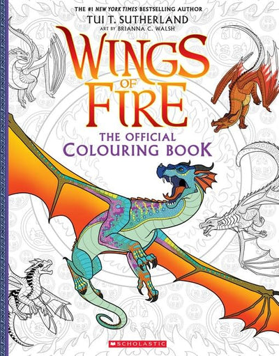 Wings of Fire: The Official Colouring Book - 9781761202100 - Udream - The Little Lost Bookshop - The Little Lost Bookshop