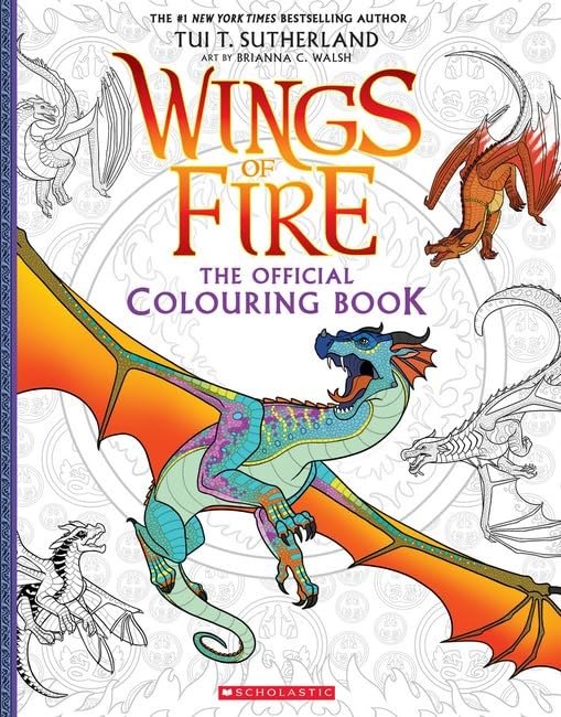 Wings of Fire: The Official Colouring Book - 9781761202100 - Udream - The Little Lost Bookshop - The Little Lost Bookshop